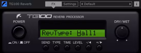 Martinic TG100 Reverb 1.0.0：重现90年代经典数字混响插件