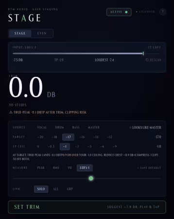 RTM Audio Stage v2.0.8 U2B MacOS