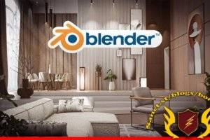 Blender 4.2室内场景完整制作教程，从建模到光影特效