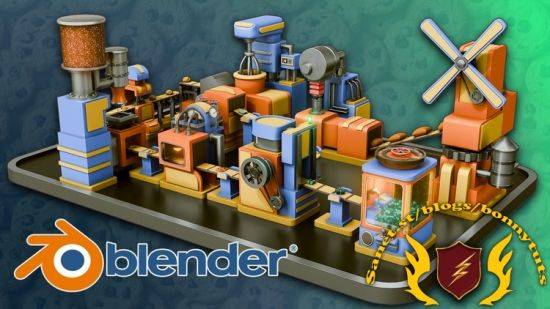 Blender Beginners Masterclass: The Cookie Factory