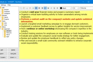VovSoft Tree Notes 3.1 层次化笔记管理工具，高效整理信息