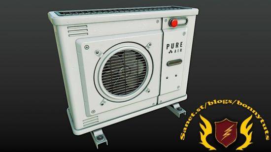 Blender/Substance Painter: 3D Air Conditioner