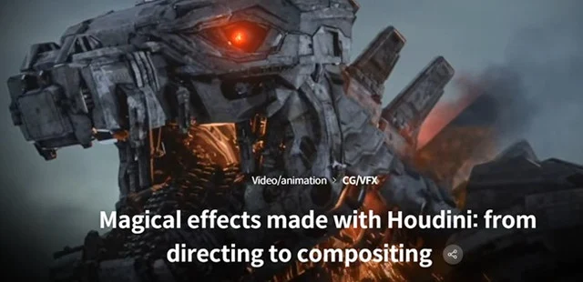 Coloso – Magical effects made with Houdini: from directing to compositing