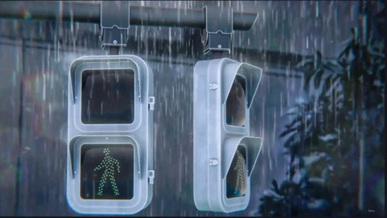 Create Anime Traffic Light Scene in Blender