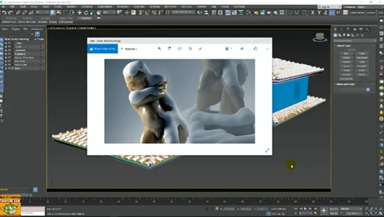 3ds max Modeling Snow in PolySnowV4