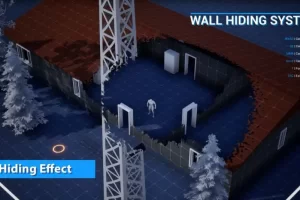 墙壁隐藏透视材质蓝图系统 Wall Hiding System