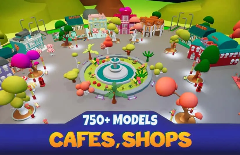 咖啡馆和商店城市-Cafes & Shops City