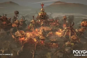 风格化哥布林战争营地POLYGON – Goblin War Camp