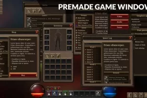 4K 全幻想图形用户界面 – 4k Full Fantasy GUI
