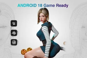 机器人美女模型 – Android 18 DBZ