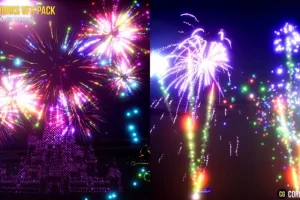 带声音的烟花套装 Fireworks Pack with sounds