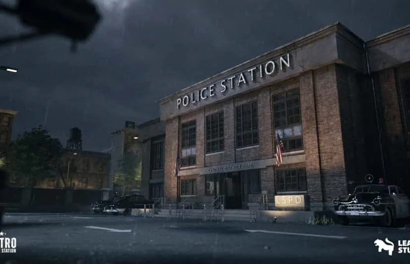 复古警察局环境(复古警察局内部警察室)-Retro Police Station Environment