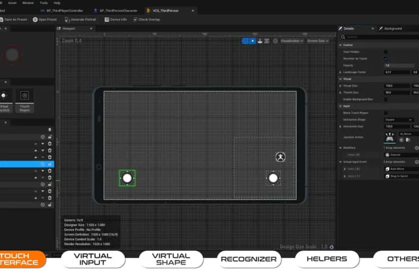 触摸界面设计插件-Touch Interface Designer