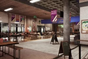 大学食堂环境 – University Cafeteria Environment