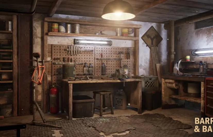 自行车维修商店场景-Bicycle Repair Shop