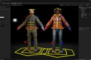 人物角色创建工具 – UE5 Rigged NPC Creator