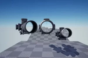 射击游戏狙击枪瞄准镜蓝图 Advanced Scope