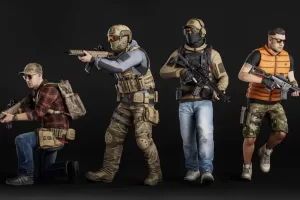 模块化休闲军用士兵 Modular Casual Military Soldier