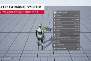 玩家农场功能蔬菜植物系统蓝图 Player Farming System
