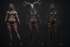 温迪戈怪物角色 – Monster wendigo