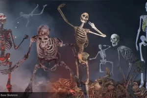逼真的骨骼骷髅模型 Realistic Base Skeleton