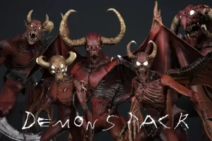 恶魔角色资源包 Demons pack