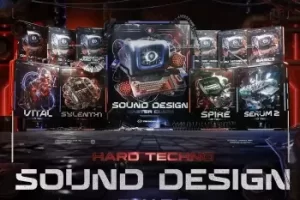 Teknovault Hard Techno音色设计大师课，20小时+500预设