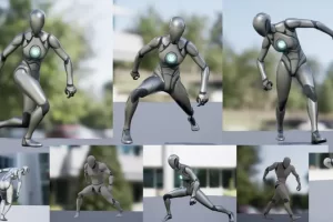 循环行走动画 Loop Walk Animations