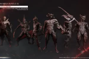 恶魔超级捆绑包01 – 游戏资源 + 额外内容 Demon Mega Bundle 01 – Game Assets + Extra
