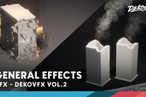 烟雾火焰粒子特效 DEKOVFX VOL.2 – General Effects