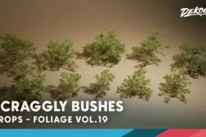 杂乱的灌木丛 – Foliage VOL.19 – Scraggly Bushes