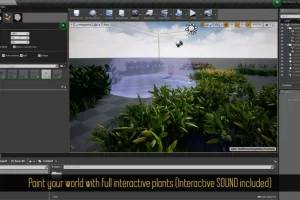 动态交互式观叶植物8 – 观叶工具与交互式声音 Dynamic Interactive Foliage Plants 8 – Foliage tool and interactive sound
