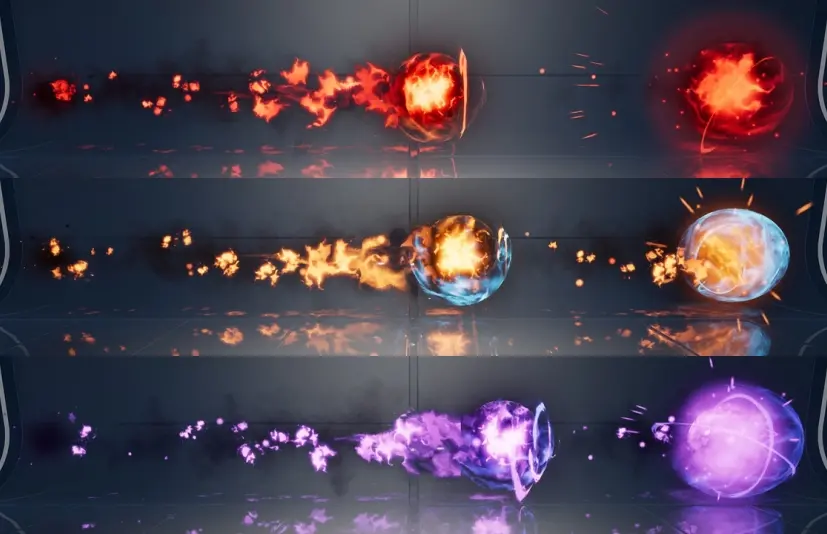 魔法投射物第2卷 - 奶瓜特效 - Magic Projectiles Vol. 2 - Niagara