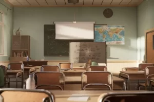 高中课堂环境（高中教室、大学教室环境的三维展示） High School Classroom Environment