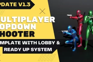 多人俯视射击游戏模板 Multiplayer Top Down Shooter Template