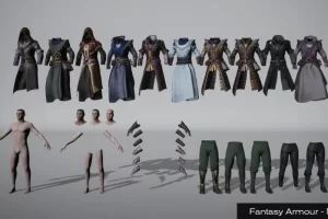 奇幻盔甲 – 施法者 / 法师 / 巫师 / 术士 – 超人类 Fantasy Armour – Caster  Mage  Sorcerer  Wizard – Metahuman