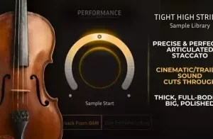 Tight High Strings 电影配乐高音断奏音色库 Kontakt