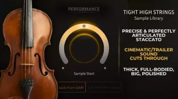 Cinematic Composing Tight High Strings Original Library and KONTAKT-ARCADiA