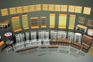 商店 第4卷 – 展示与计数器 – Stores VOL.4 – Displays and Counters