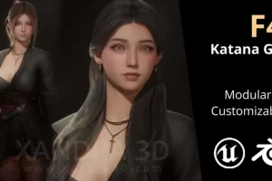 武士刀女孩 – F4 Katana Girl Satomi