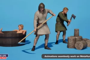 村庄生活动画包 – MC Village Life Animation Pack