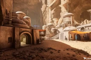科幻沙漠城套件 – Science Fiction Desert City Kit