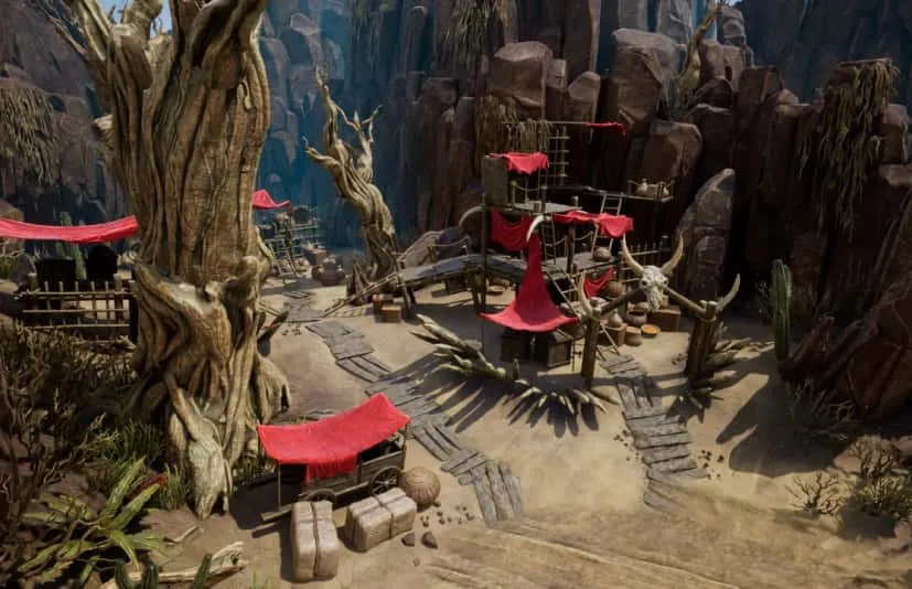 风格化沙漠营地环境 - Stylized Desert Camp Environment