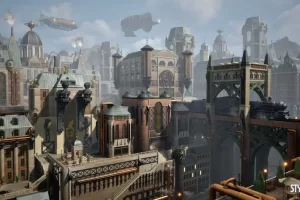 风格化蒸汽朋克城市 – Stylized Steampunk City