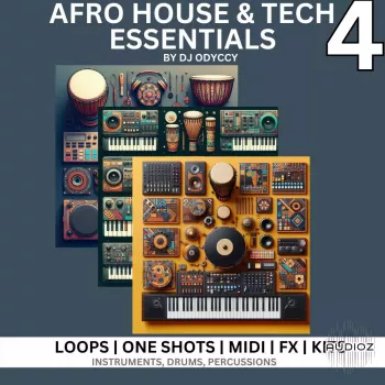 DJ Odyccy Afro House and Tech Essentials Vol.4 WAV MiDi-FANTASTiC