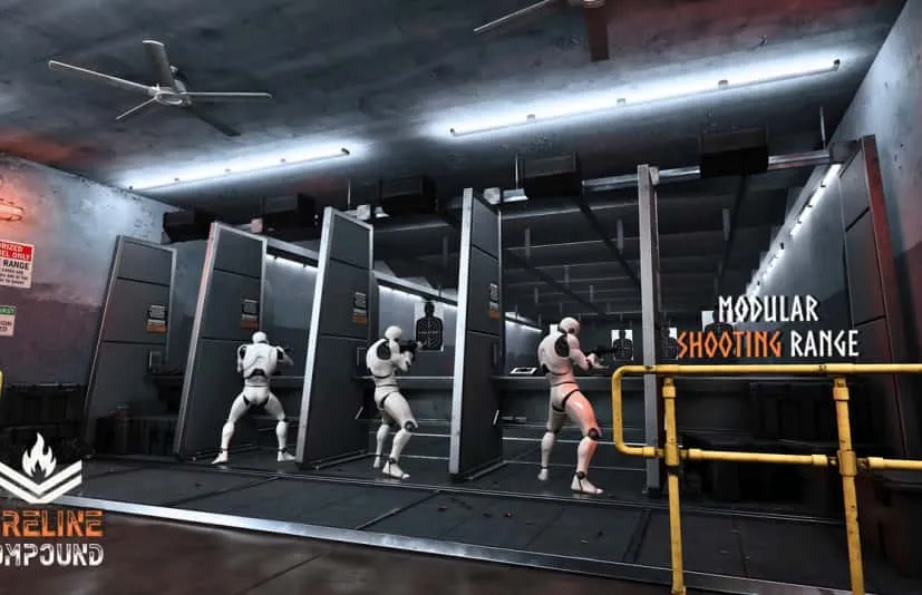 模块化射击场 - Modular Shooting Range (Military Base, Military Facility, Shooting Range, Army)
