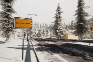 冬季景观 – 赛道 – Winterlandscape – Racing Track