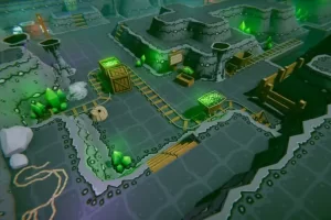 复古低多边形模块化像素艺术地牢套件 – Deepstone Caves – Retro Lowpoly Modular Kit for Pixel-Art Dungeons