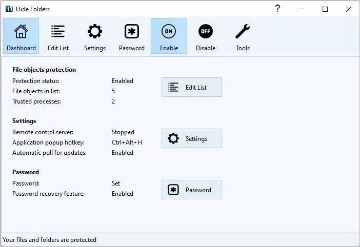Hide Folders 6.1 Multilingual