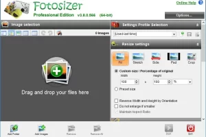 Fotosizer Professional批量图片尺寸调整工具推荐